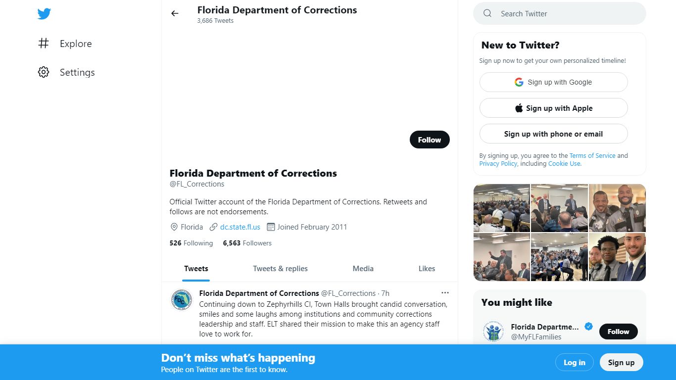 Florida Department of Corrections (@FL_Corrections) / Twitter